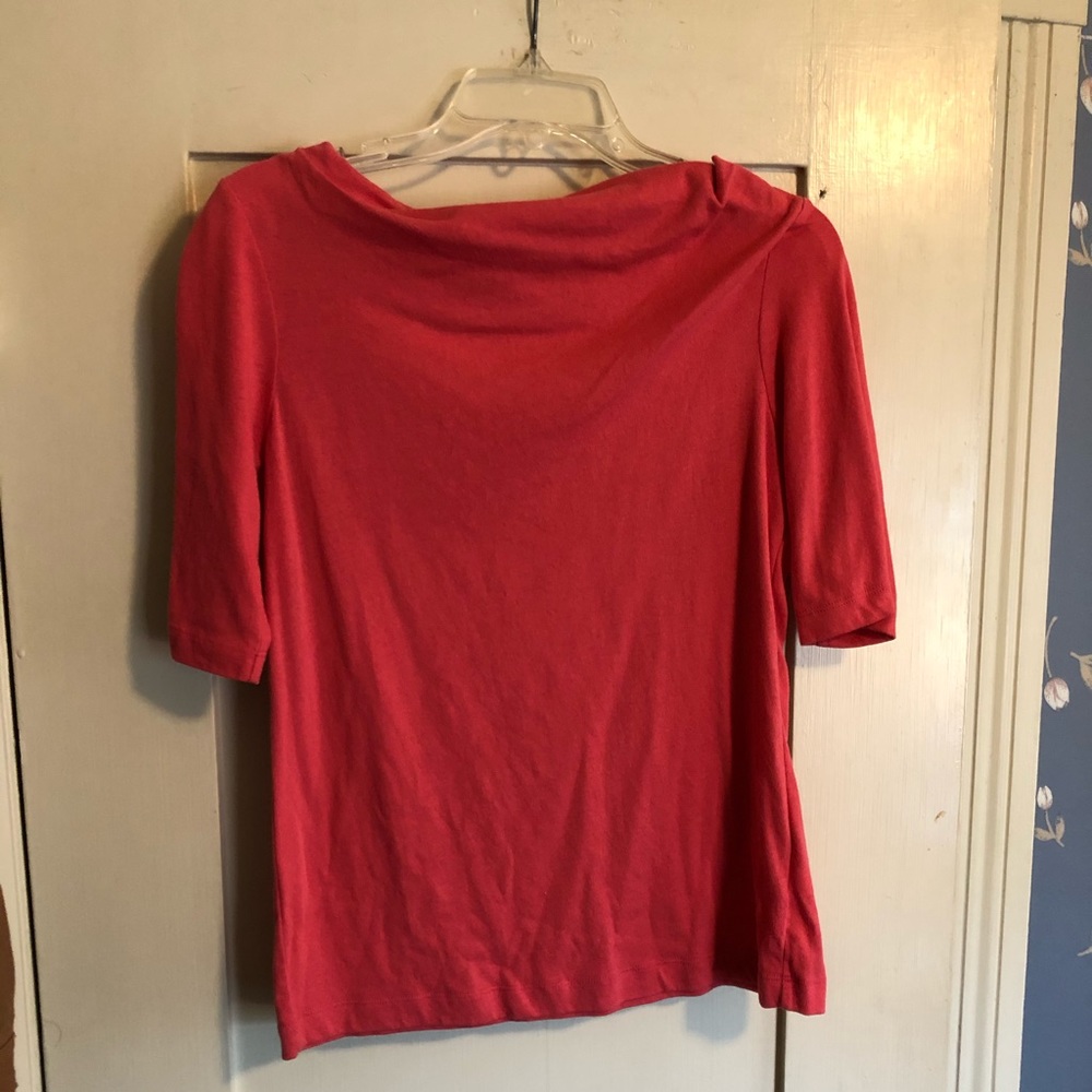 Lands End orange top
